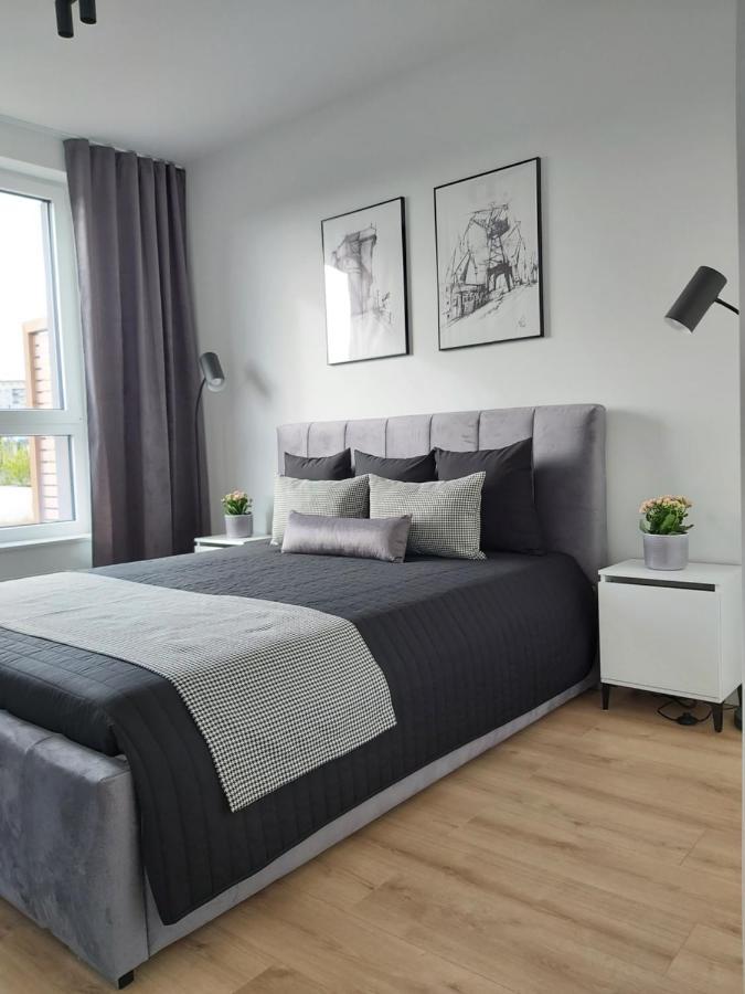Apartament 150 Zaspa Vvita Z Prywatnym Ogrodem I Tarasem Gdańsk Eksteriør billede