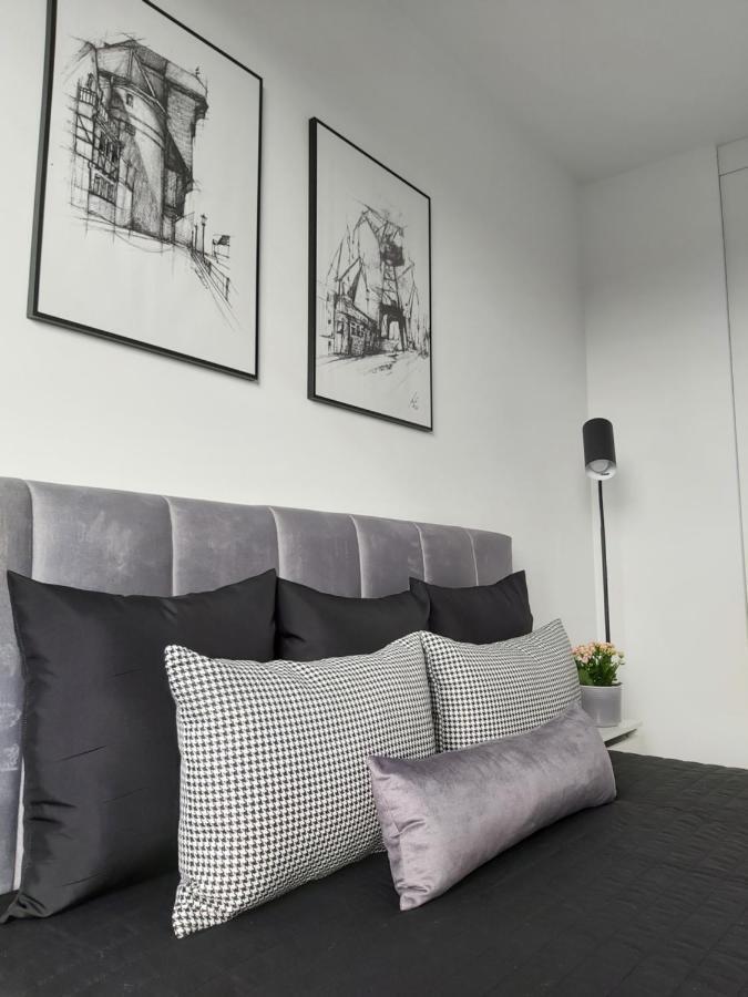 Apartament 150 Zaspa Vvita Z Prywatnym Ogrodem I Tarasem Gdańsk Eksteriør billede