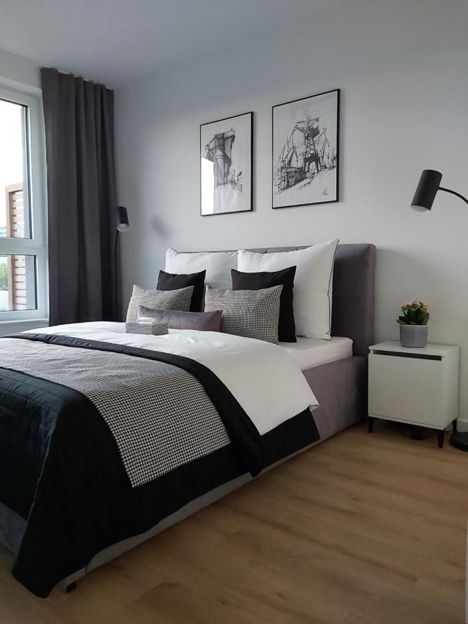 Apartament 150 Zaspa Vvita Z Prywatnym Ogrodem I Tarasem Gdańsk Eksteriør billede