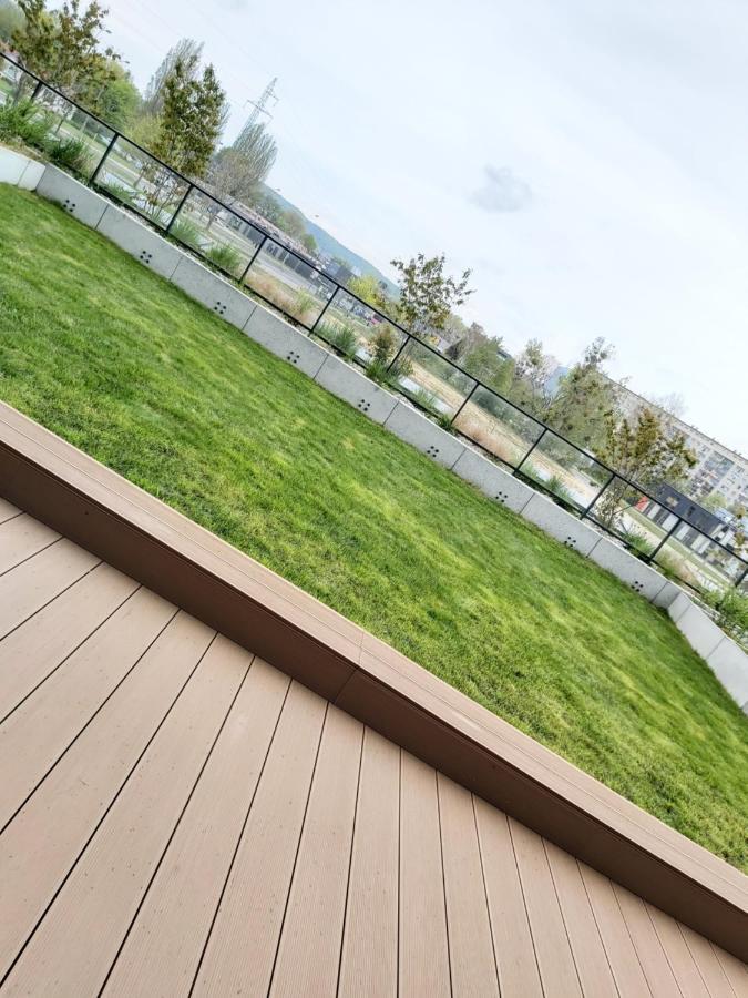 Apartament 150 Zaspa Vvita Z Prywatnym Ogrodem I Tarasem Gdańsk Eksteriør billede