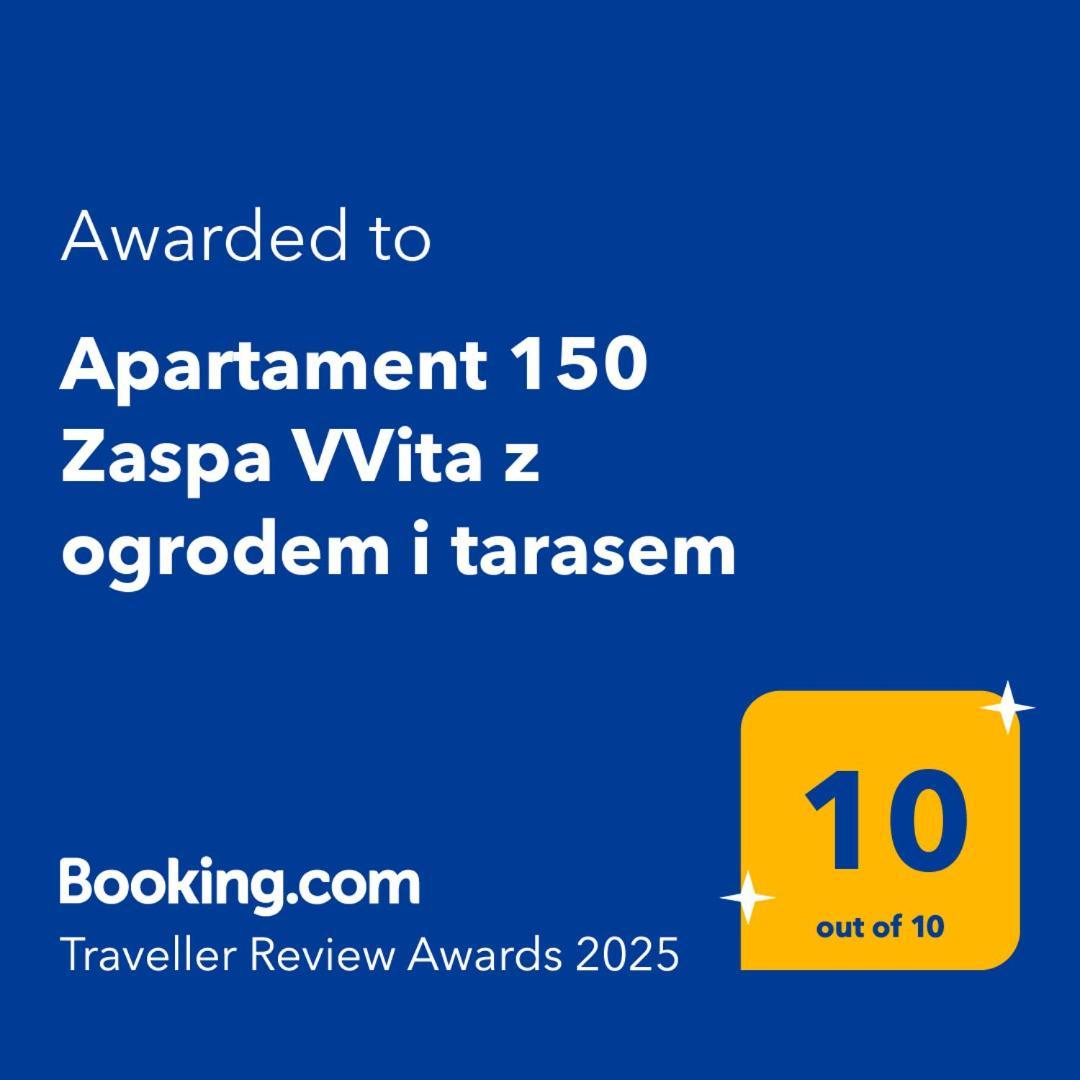 Apartament 150 Zaspa Vvita Z Prywatnym Ogrodem I Tarasem Gdańsk Eksteriør billede